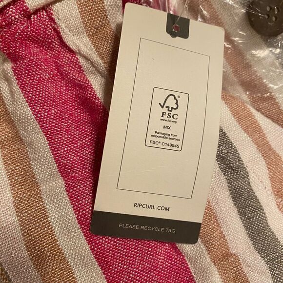 COPY - NWT Ripcurl  Ashore Tie front Shorts Sz XS - Picture 3 of 6